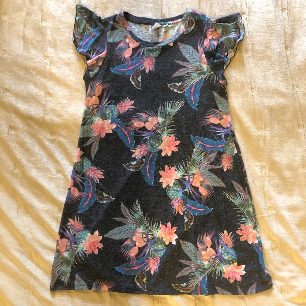GAP Floral Flutter Sleeve dress